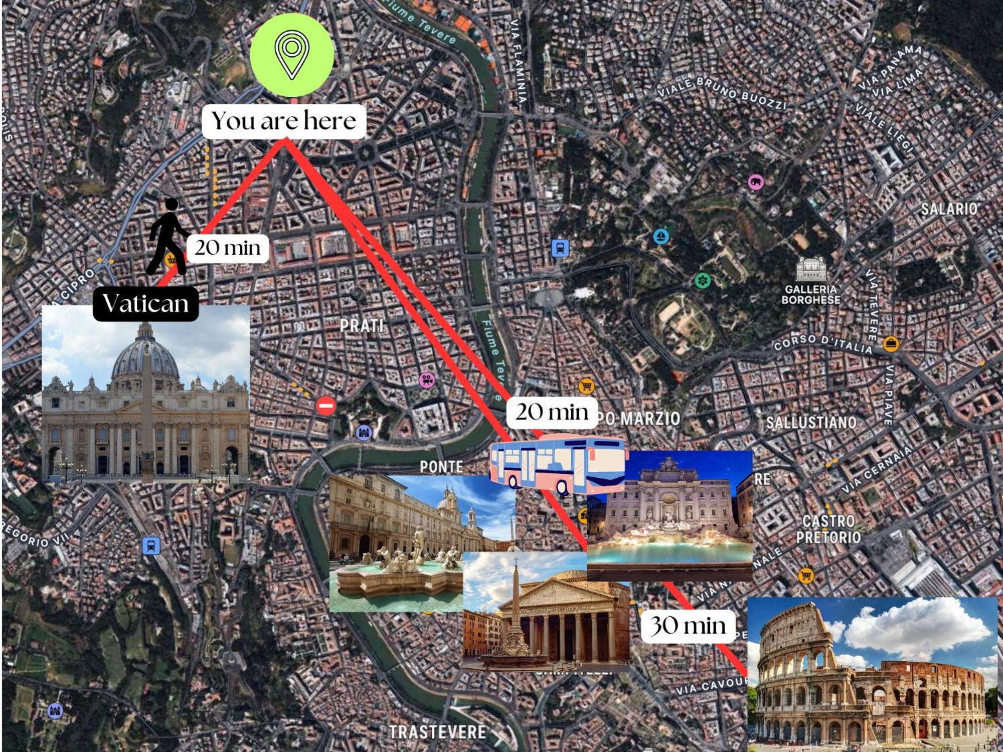 Ottaviano - 10 Min Dal Vaticano روما المظهر الخارجي الصورة